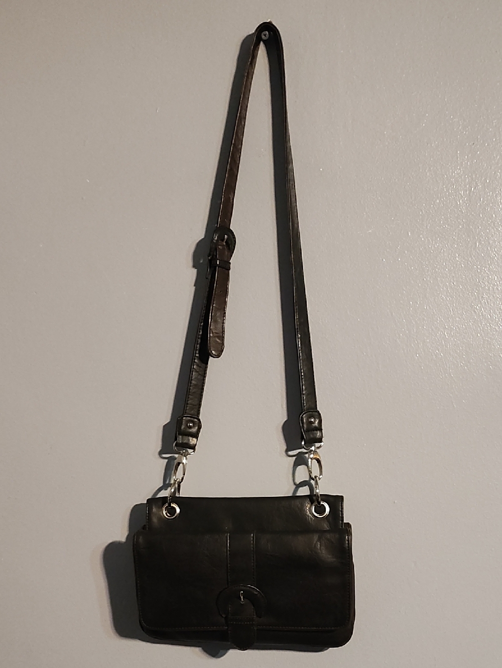 mark. Black And Brown Crossbody Shoulder Bag